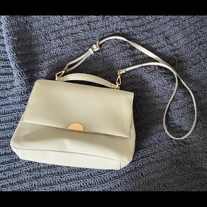 Grey crossbody purse